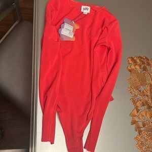 Thong body suit pink from Fabletics size s